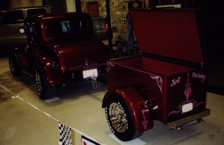 Jerry B. Ford Coupe w/ Trailer (freezer).